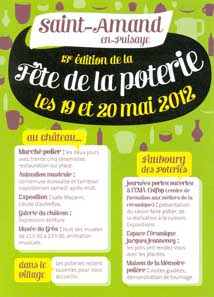 Grès Puisaye : Festival de cuisson bois à St Amand en Puisaye